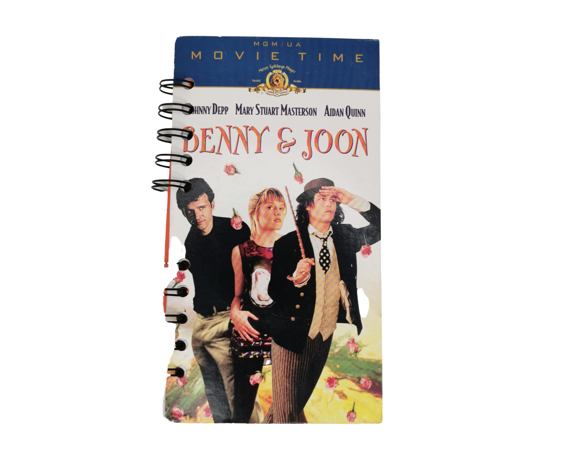 Benny Joon Upcycled VHS Movie Notebook myretrospectioninc