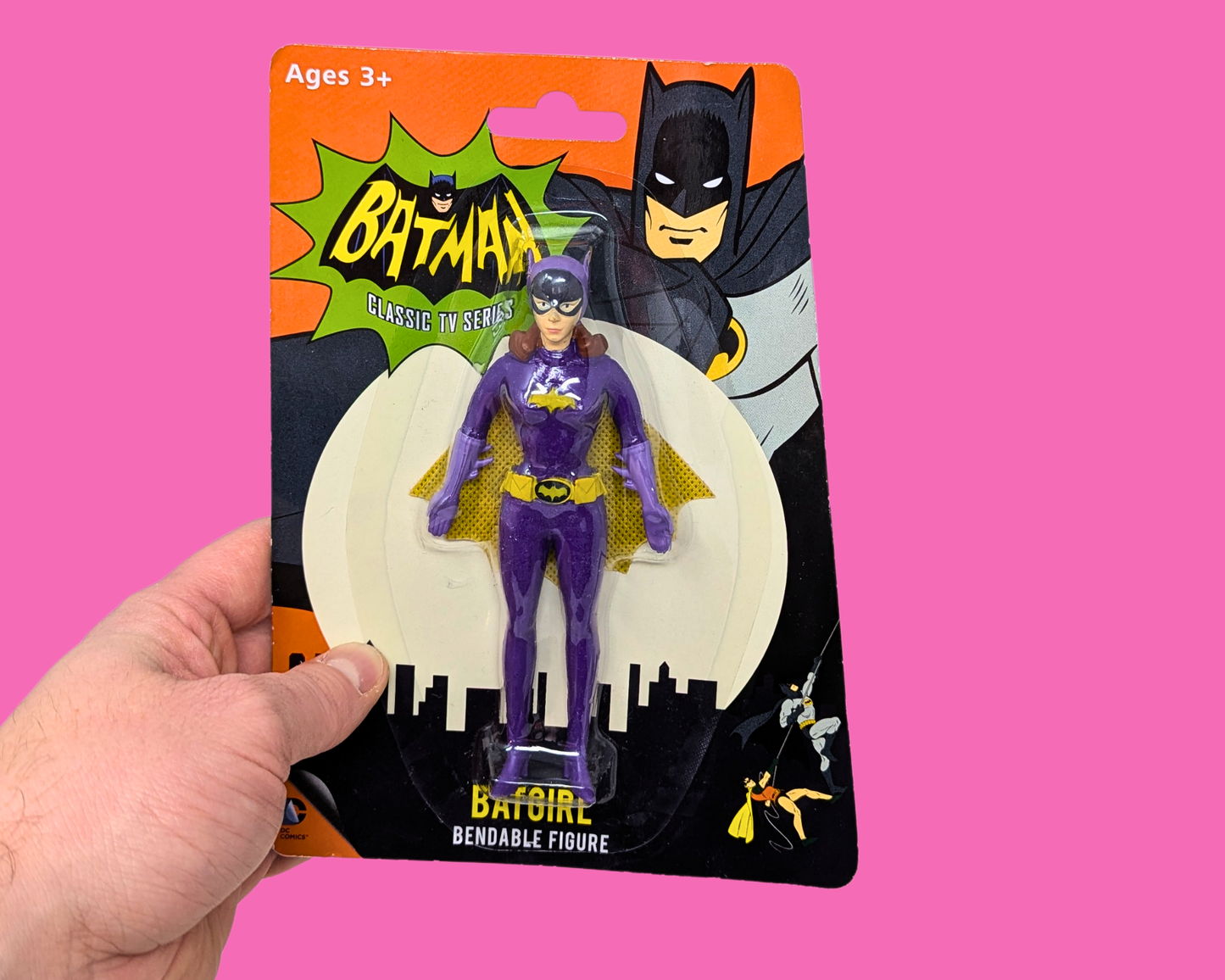 Y2K Collectible Sealed Batman Classic TV Series Bat Girl Bendable Figure