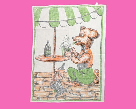 Beautiful Vintage Dish Towel