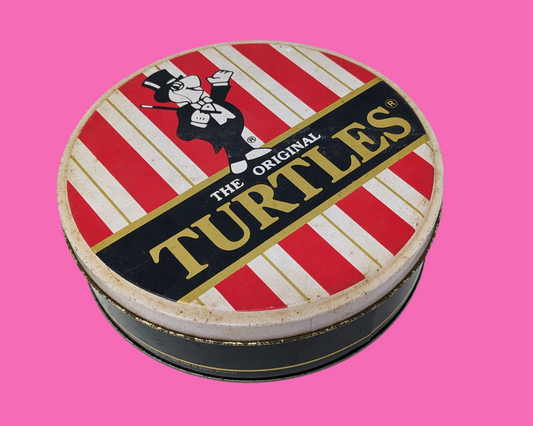 Vintage 1990's Turtles Chocolate Tin Box