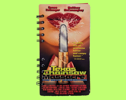 Texas Chainsaw Massacre The Next Generation VHS Movie Notebook
