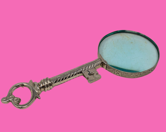 Vintage Key-Shaped Magnifying Glass