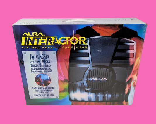 Vintage 1990's Aura Interactor Virtual Reality Game Wear, Sealed, Brand New