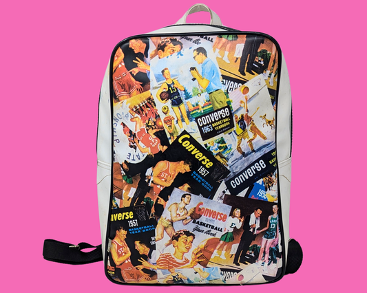 Y2K White Official Converse Back Pack