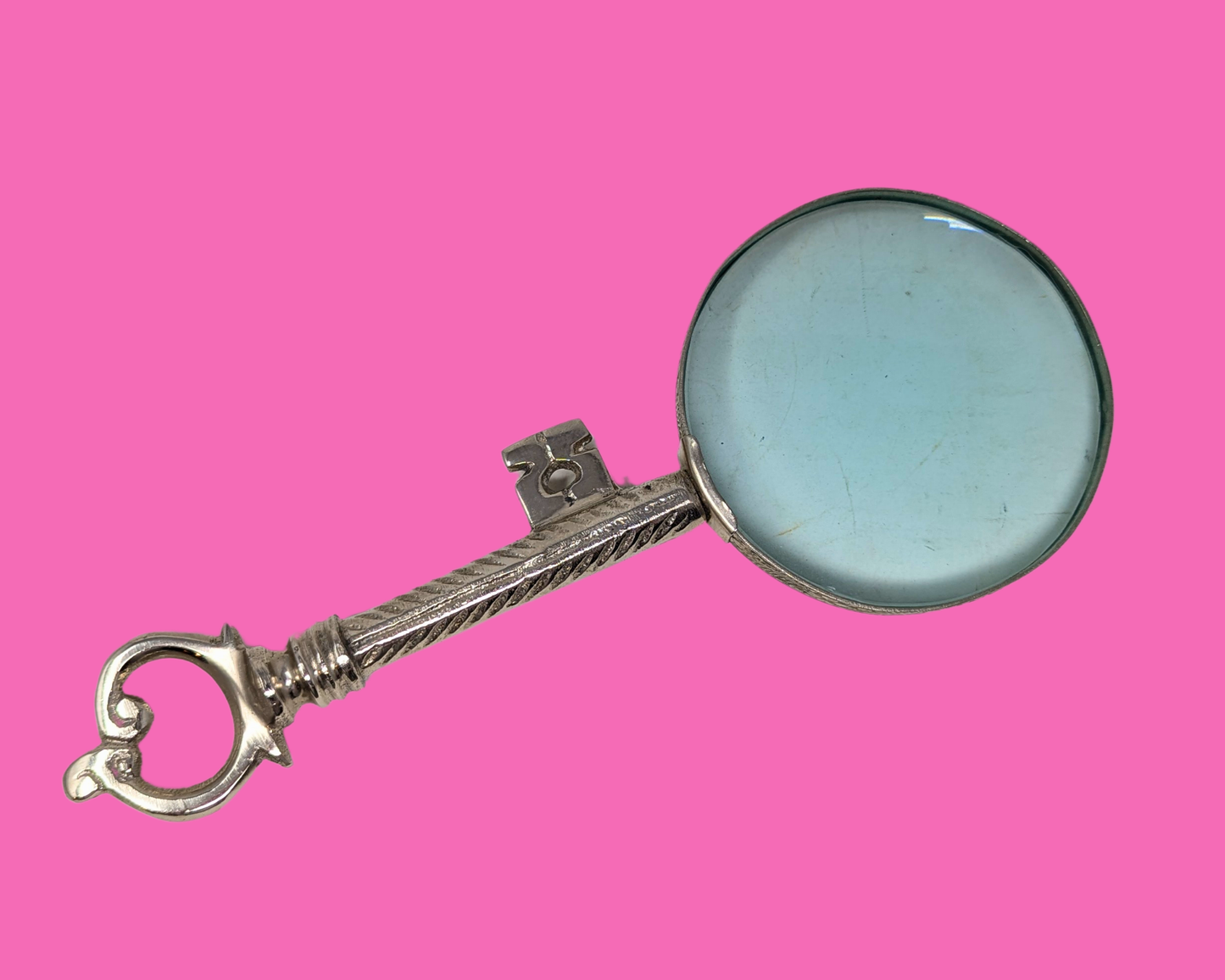 Vintage Key-Shaped Magnifying Glass