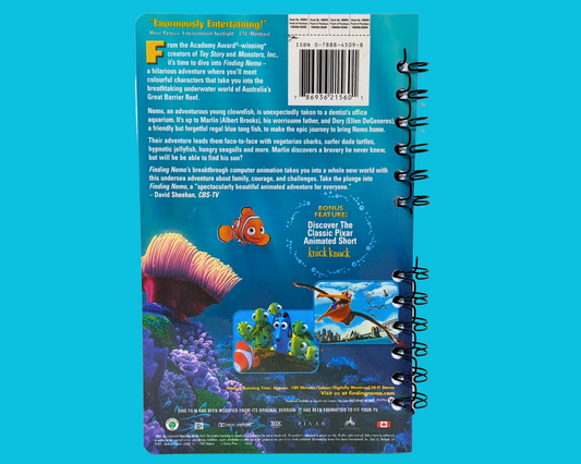Finding Nemo, Walt Disney VHS Movie Notebook
