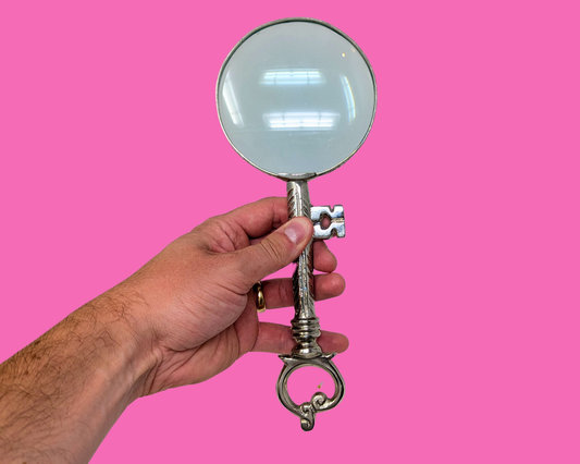 Vintage Key-Shaped Magnifying Glass