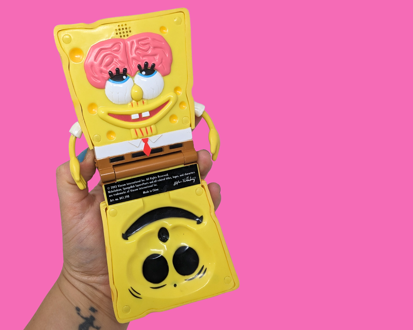 Y2K Sponge Bob Square Pants Telephone, Works But Doesn't Ring