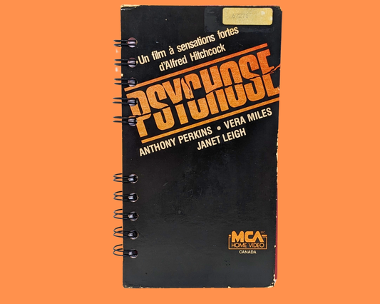 Psycho VHS Movie Notebook