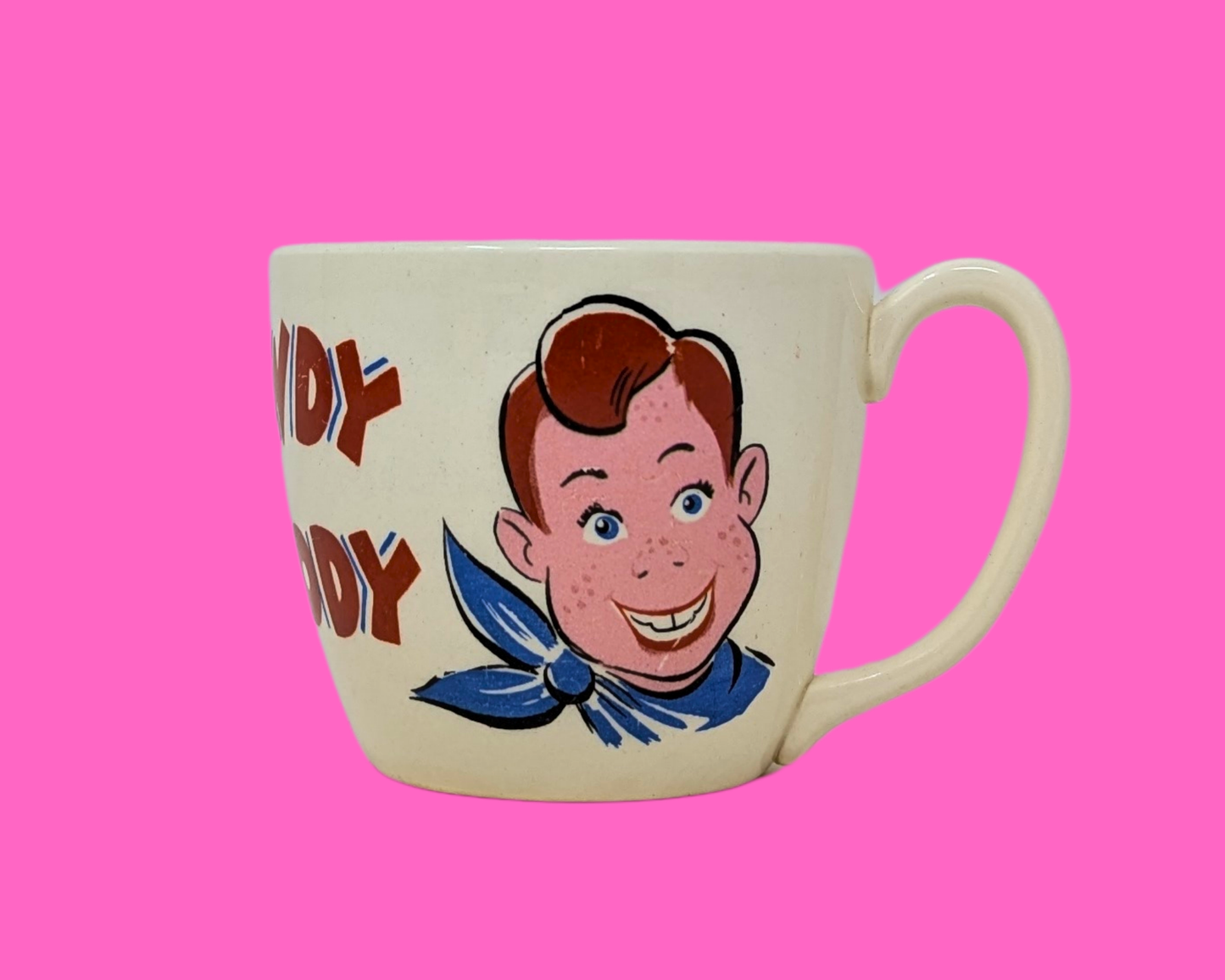 Vintage 1960's Iowdy Doody Collectible Cup