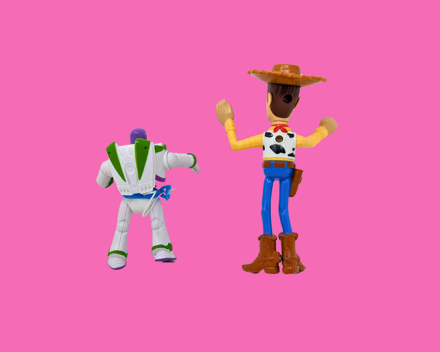 Vintage 1990's Toy Story Woody and Buzz Lightyear