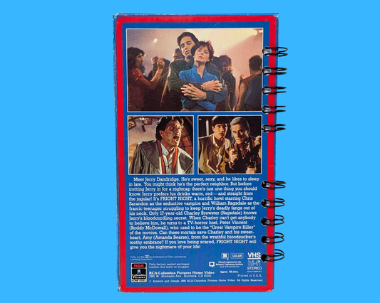 Fright Night VHS Movie Notebook