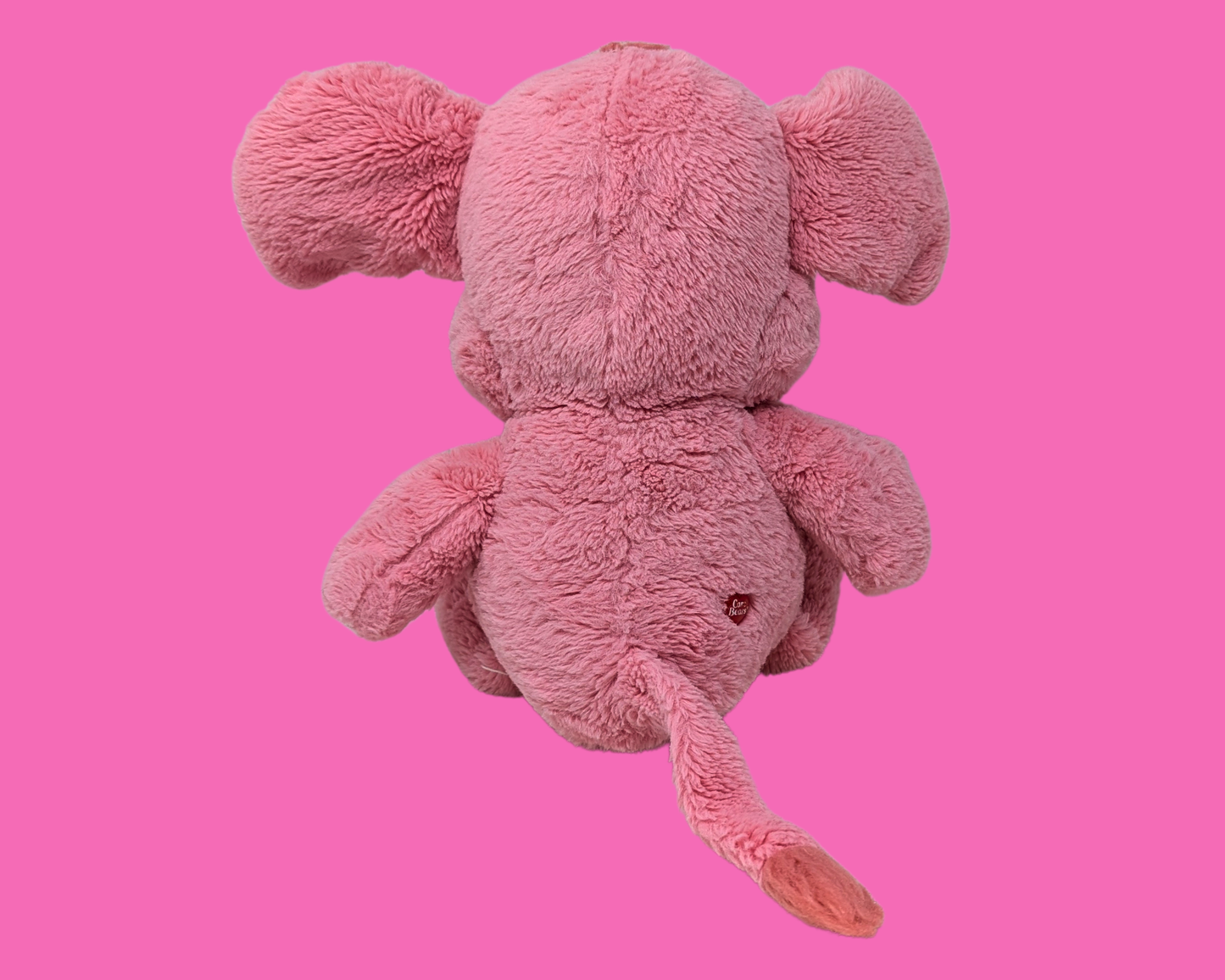 Vintage 1980's Pink Elephant Care Bear Plushie