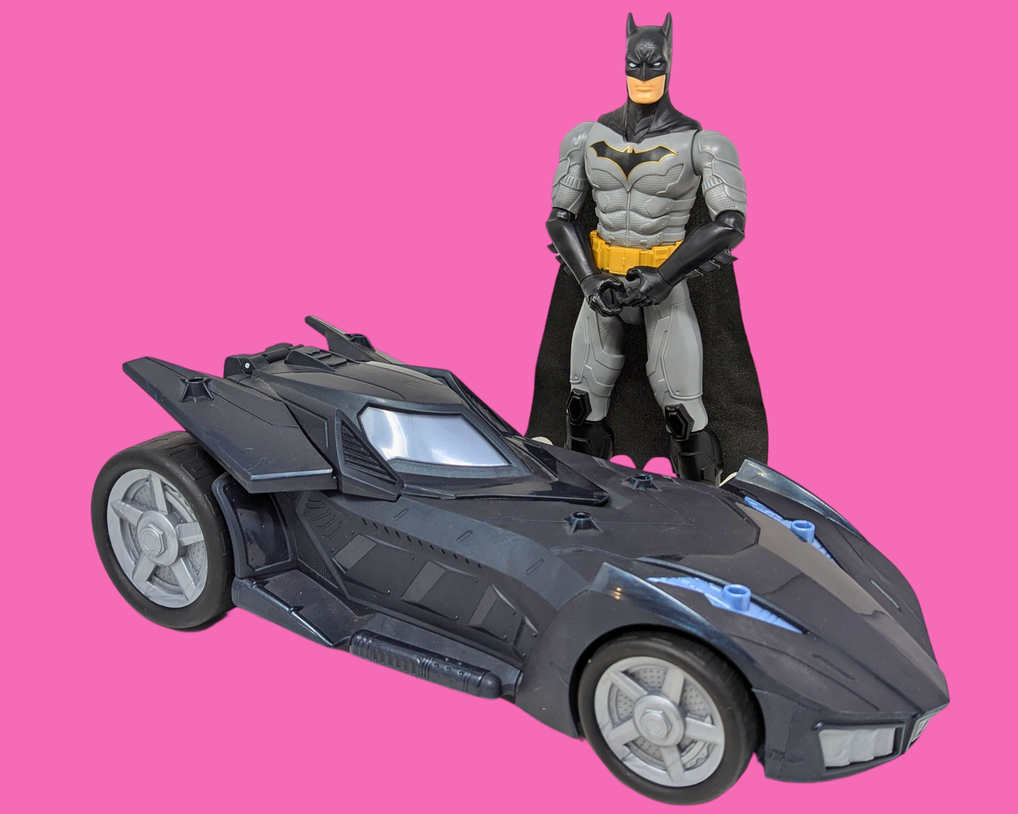 Mattel 2018 Comics Batmobile and Batman Toy