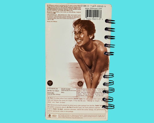 Jennifer Lopez Feeling' So Good VHS Movie Notebook