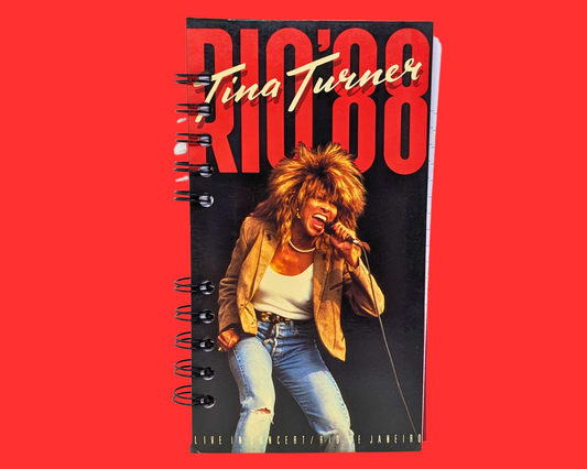 Tina Turner Rio '88 VHS Movie Notebook