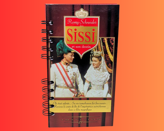 Sissi et Son Destin VHS Movie Notebook