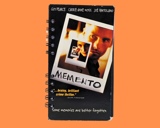 Memento VHS Movie Notebook