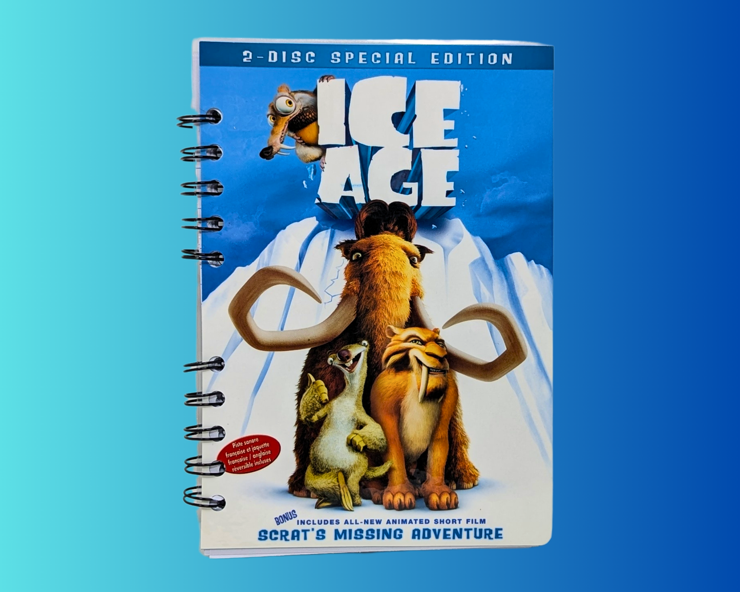 Ice Age DVD Movie Notebook