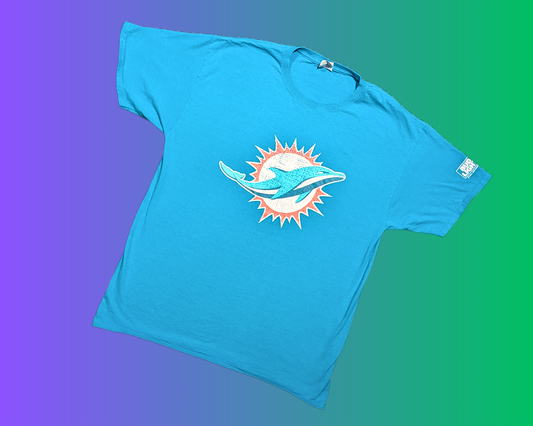 Y2K Dolphins Miami T-Shirt Size L