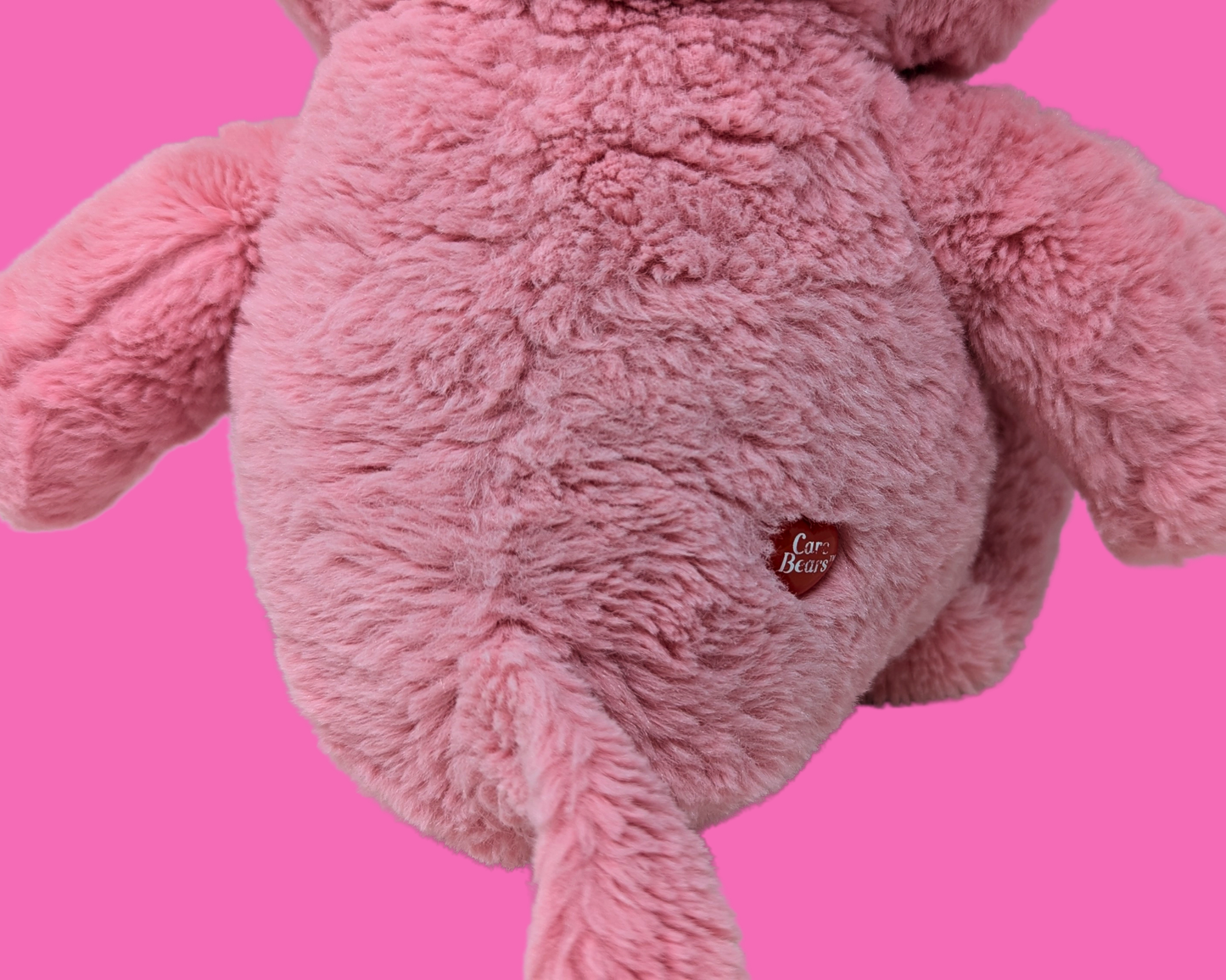 Vintage 1980's Pink Elephant Care Bear Plushie