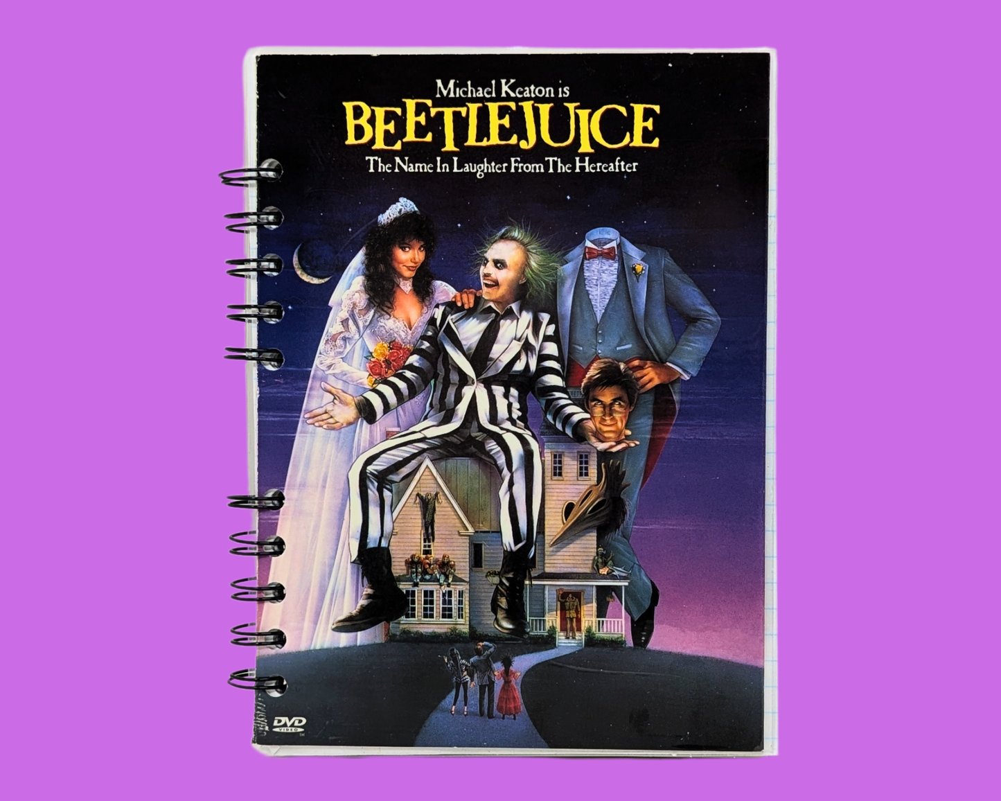 Beetlejuice DVD Movie Notebook