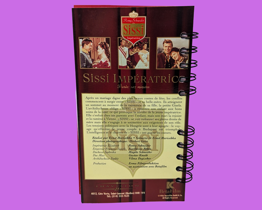 Sissi Impératrice VHS Movie Notebook