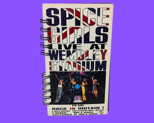 Spice Girls Live At Wembley Stadium VHS Movie Notebook