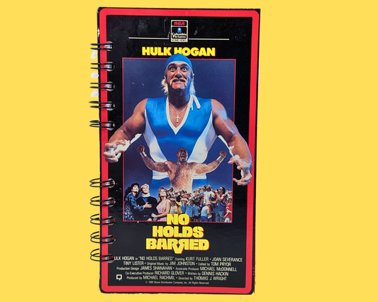 No Holds Barred VHS Movie Notebook