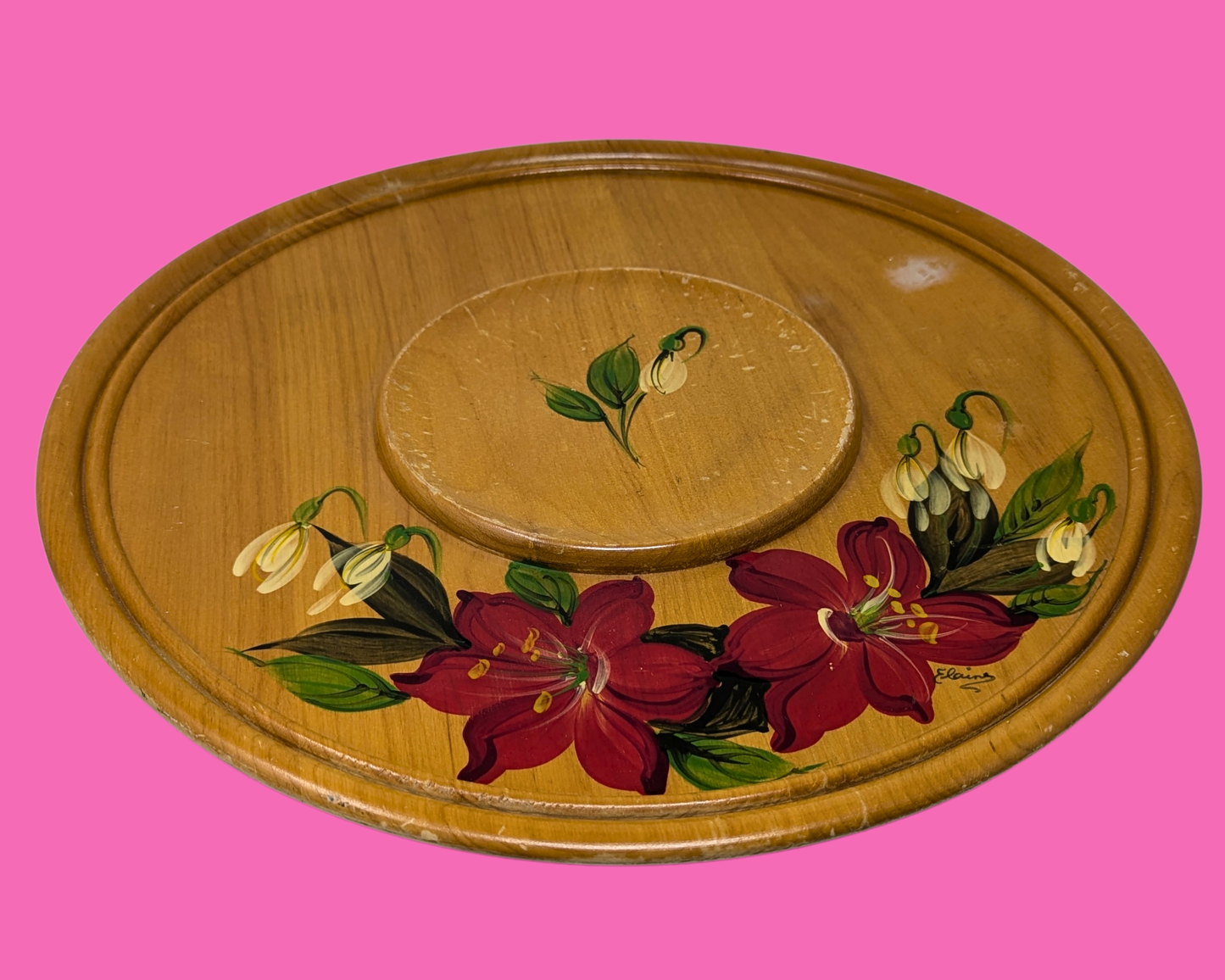 Vintage Lazy Susan For Dining Table Made in Canada