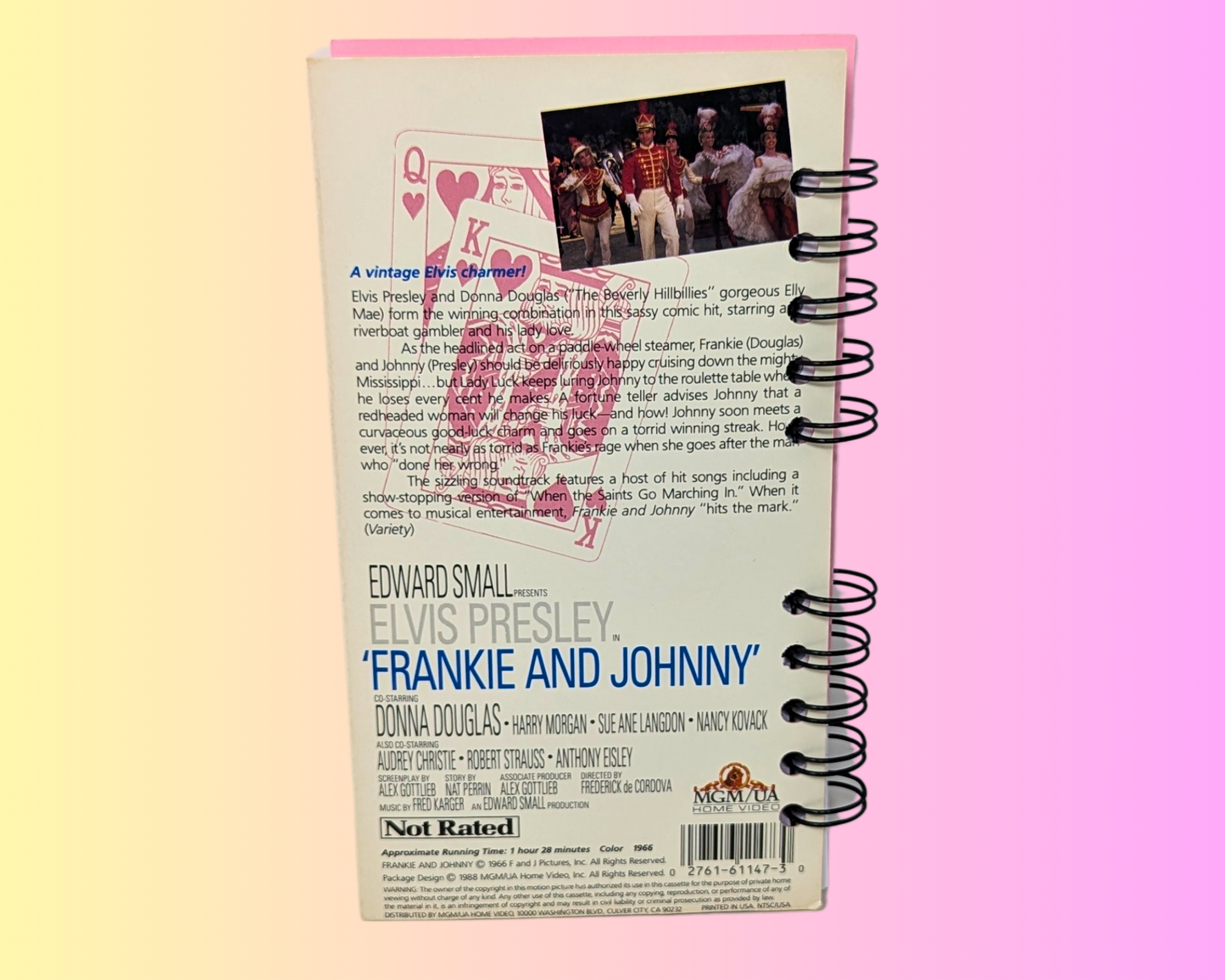 Frankie and Johnny VHS Movie Notebook