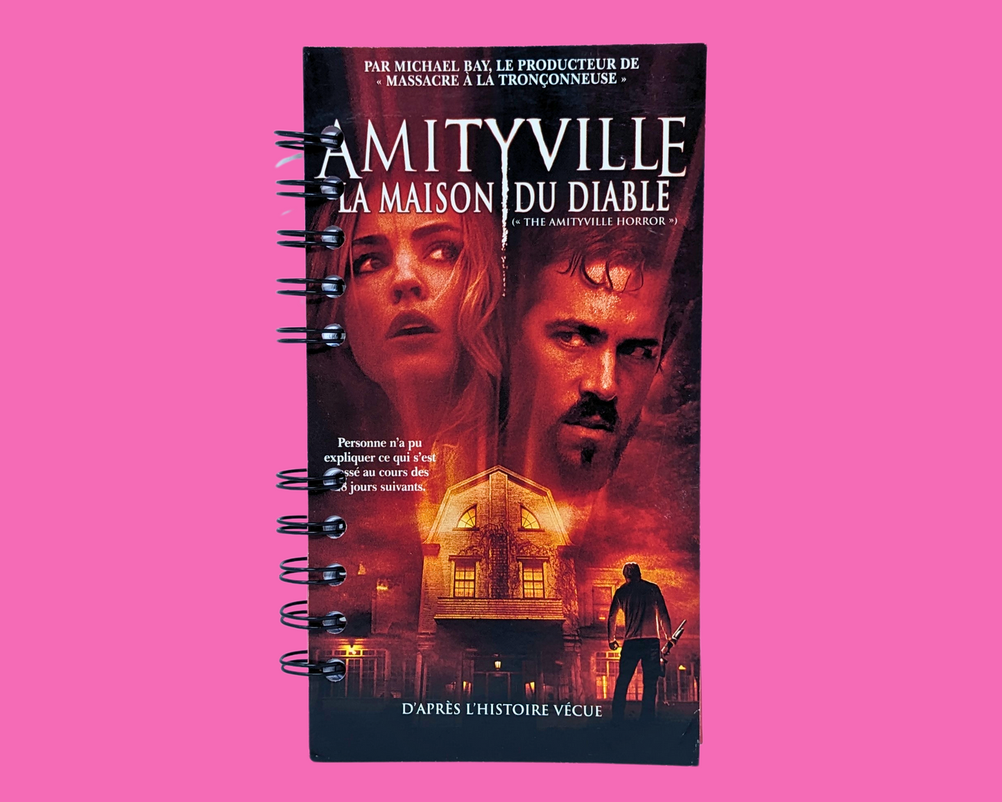 The Amityville Horror VHS Movie Notebook