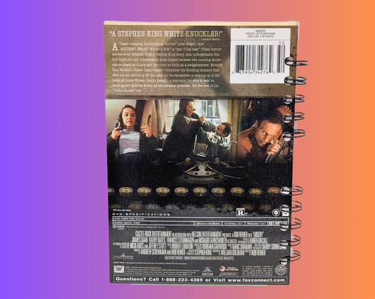 Misery DVD Movie Notebook