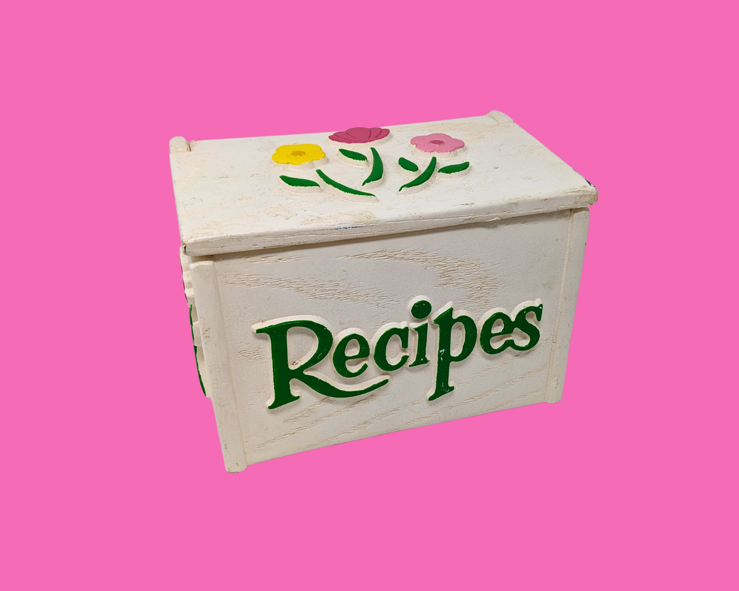 Vintage 1960's Small Recipe Box