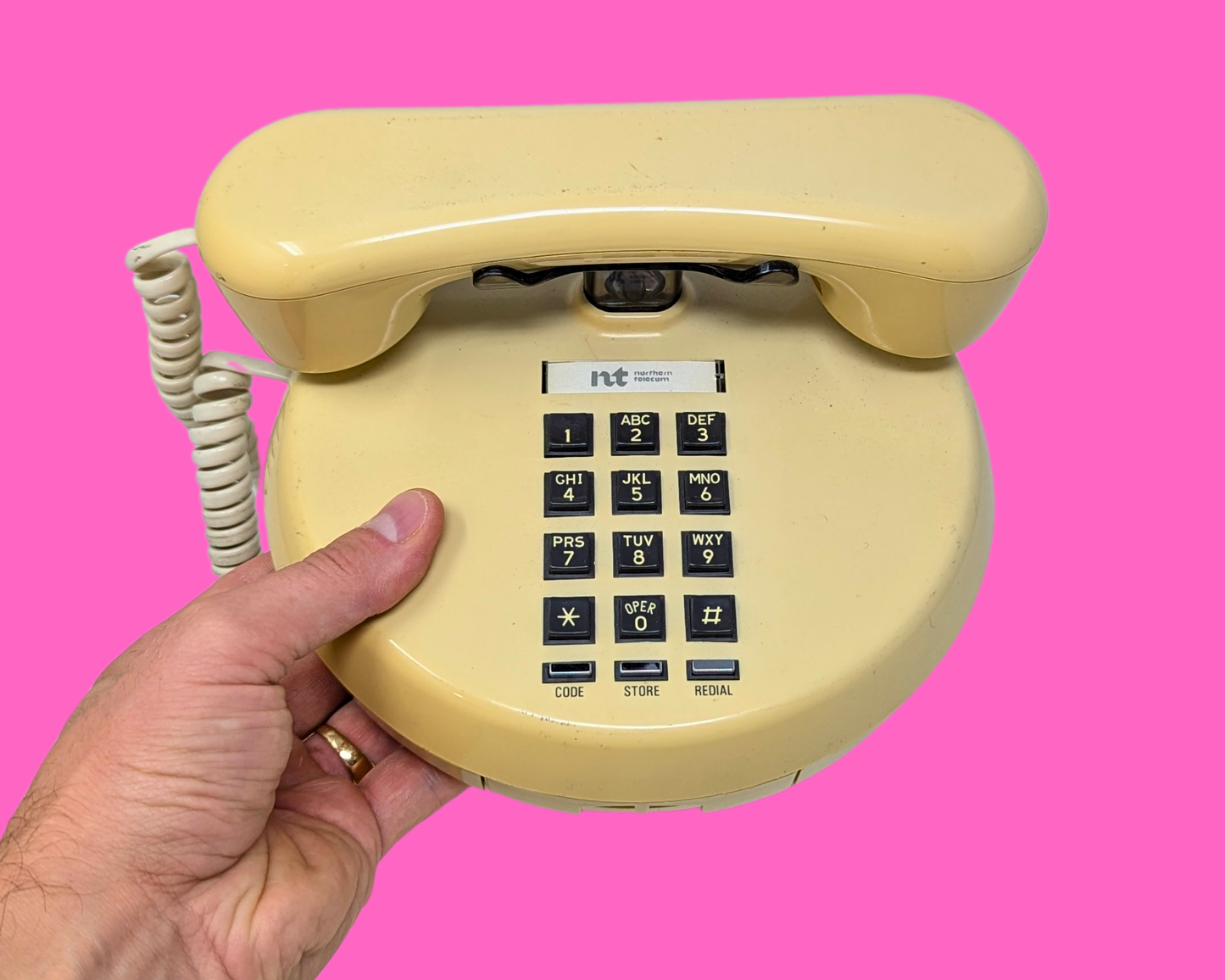 Vintage 1980's Funky Telephone, No Wires