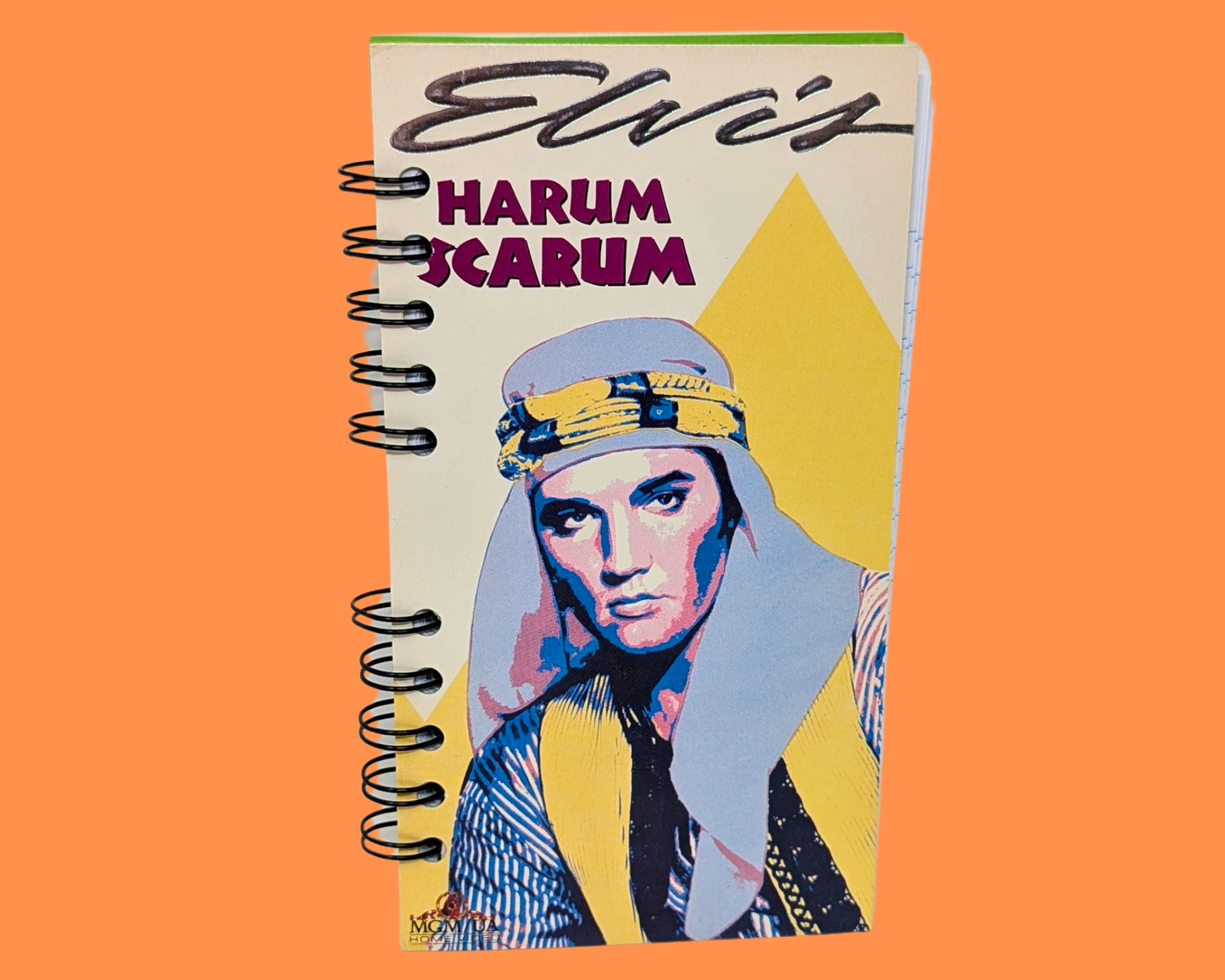 Harum Scarum VHS Movie Notebook