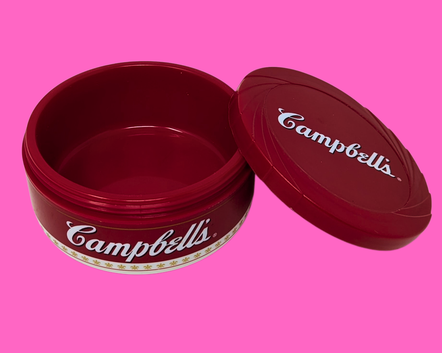 Y2K Campbell Soup Bowl Container