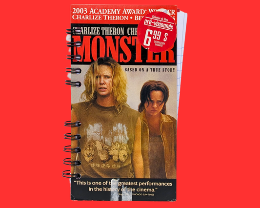 Monster VHS Movie Notebook