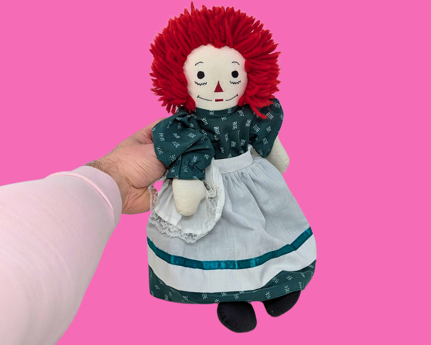 Vintage 1980's Raggedy Ann Small Doll