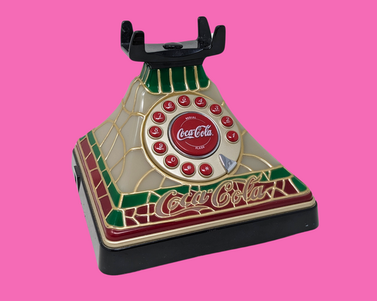 Retro Coca Cola Phone Base, Missing Handset and Wires