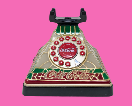 Retro Coca Cola Phone Base, Missing Handset and Wires