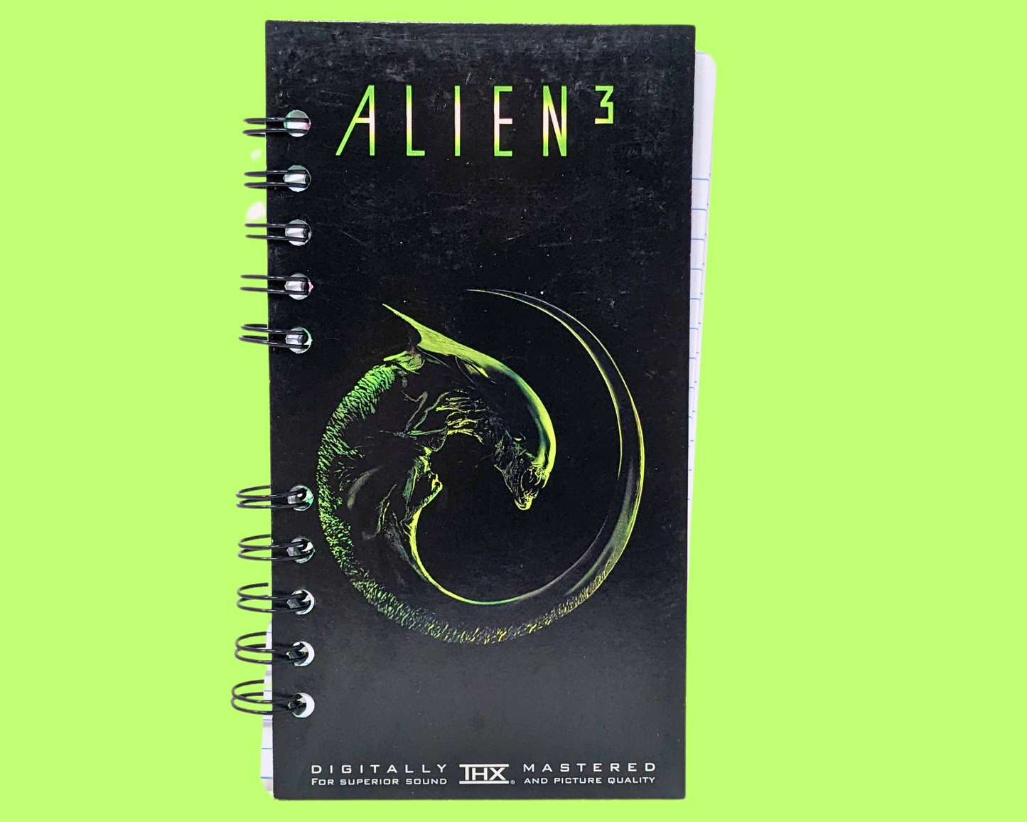 Alien 3 VHS Movie Notebook