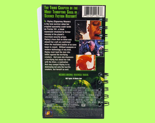 Alien 3 VHS Movie Notebook