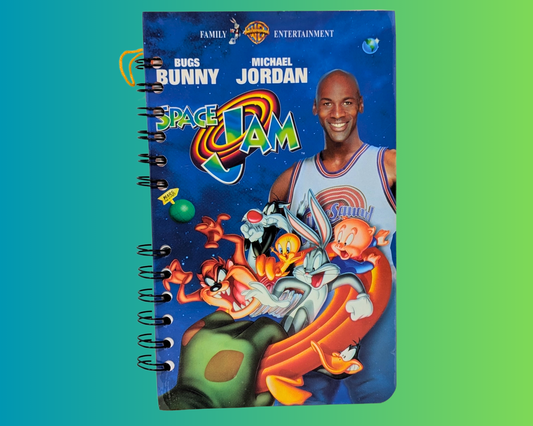 Space Jam VHS Movie Notebook