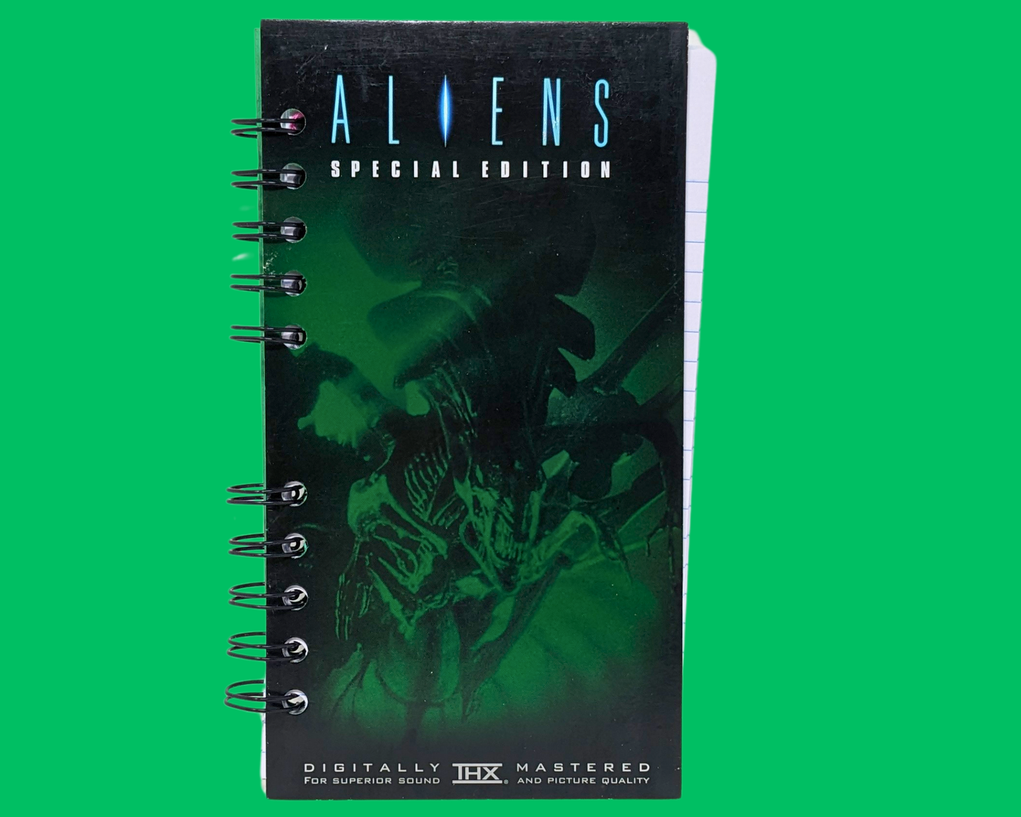 Aliens VHS Movie Notebook