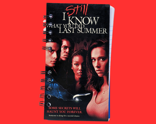 Still I Know What You Did Last Summer VHS Movie Notebook