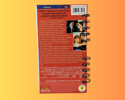 When Harry Met Sally VHS Movie Notebook