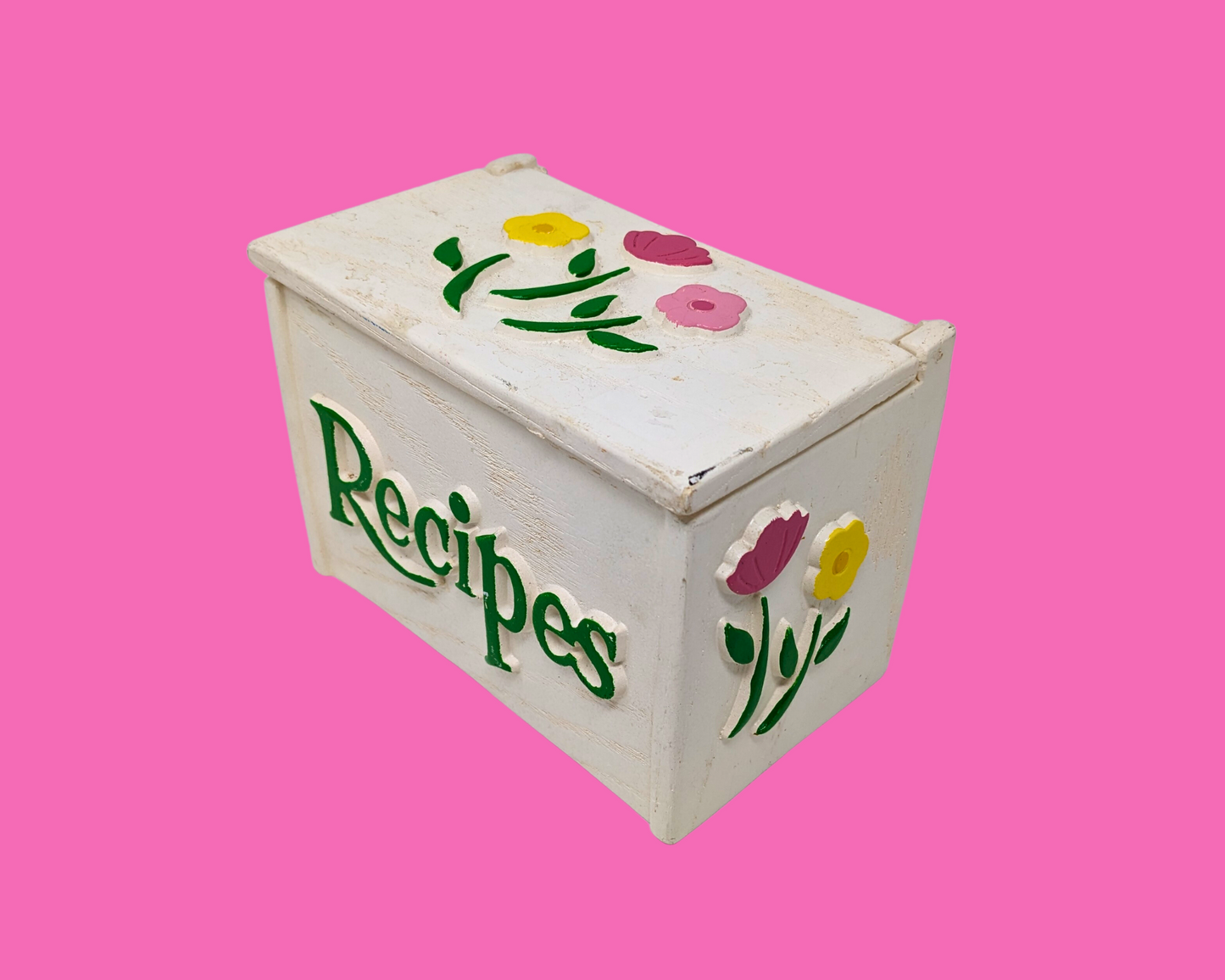 Vintage 1960's Small Recipe Box