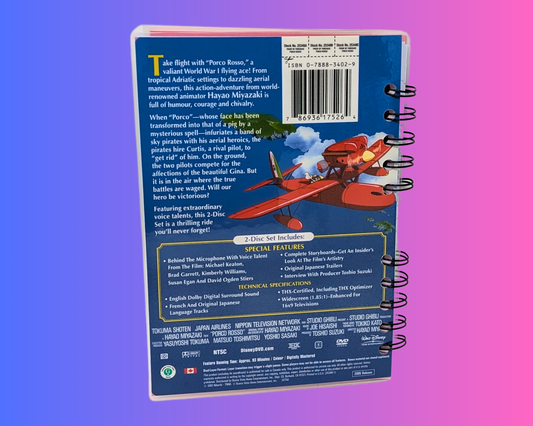 Porco Rosso DVD Movie Notebook