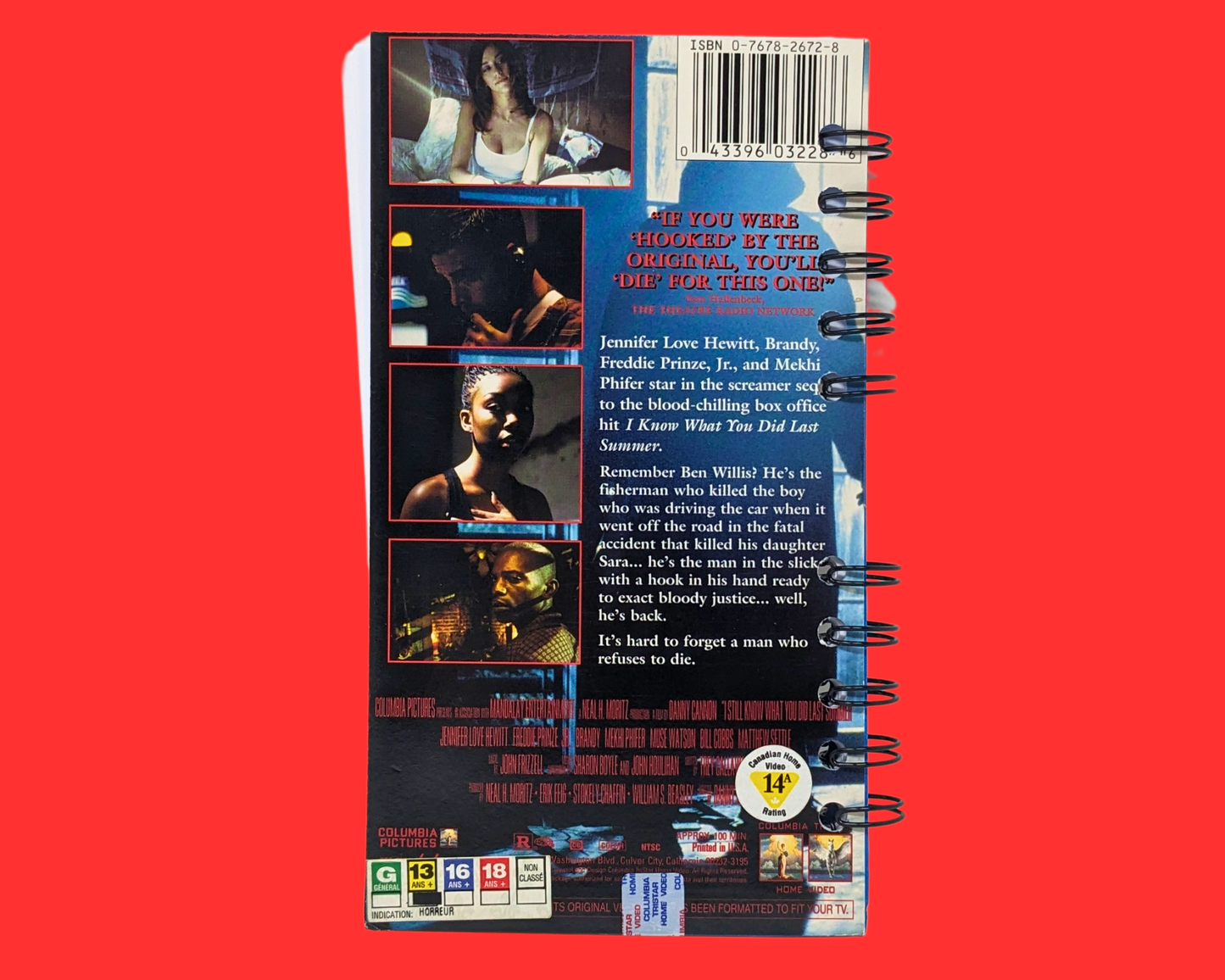 Still I Know What You Did Last Summer VHS Movie Notebook